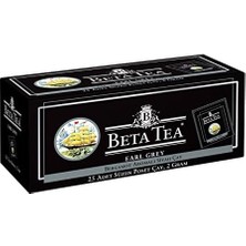 Beta Tea Earl Grey Bardak Poşet 25 Adet (Bergamot - Tomurcuk Çayı)