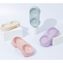 Urfakent Çift Bölmeli Evcil Hayvan Mama Kabı