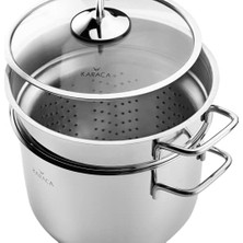 Mutfaksever Indüksiyon Tabanlı Çelik Spagetti Tenceresi