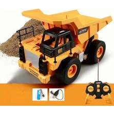 40MHZ Uzaktan Kumandalı Şarjlı LED Işıklı Rc Iş Makinesi Damperli Kamyon