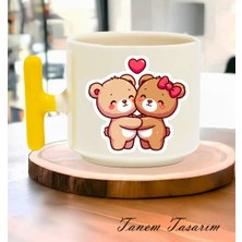 Tanem Bardak Kahve Çay Fincanı Hediye Sevgili Gün 015 - T Kulp Kupa