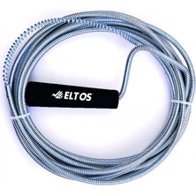 Lavabo Açma Teli, 6 mm Kalınlık, Dayanıklı, Metal Tel, Lavabo ve Gider Borusu Açacağı, Tıkanıklık Giderici, Spiral Tel, Ergonomik Sap, Kolay Kullanım, Lavabo, Tuvalet, Banyo, Gider Açıcı (5 M)