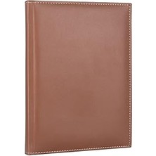 SHC4200 2k 2026 Deri̇ Ajanda Tari̇hli̇ Günlük Çi̇zgi̇li̇ Ajanda 17X24 cm Taba