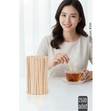 Ahşap Karıştırıcı Kaşık – 2500’LÜ Paket | Çay, Kahve ve Servis Için Hijyenik ve Prat