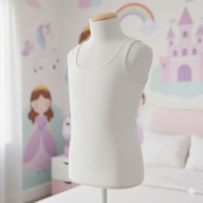 Lüx Wood Lüx Erşah 8002 Kız Çocuk %100 Pamuk Kalın Askılı Konfor Atlet