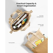 Tomtoc 14’’ Dizüstü Bilgisayar Sırt Çantası, 14’’  Pro Için Laptop Bölmeli, Iş, Seyahat, Okul ve Üniversite Kullanımı Için 12L Hafif ve Şık Tote Sırt Çantası