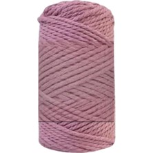 TeknoKapsül Pamuk Makrome 4 mm Ip  Gül Kurusu