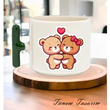 Tanem Bardak Kahve Çay Fincanı Hediye Sevgili Gün 015 - T Kulp Kupa