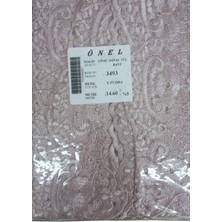 TeknoKapsül Dantel Polyester Sanal Tül Bant Y.pudra 14,60 Metre En 6 cm ON-3493-PU