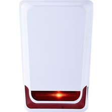Powermaster Teknım TSS-5790R Kırmızı Pencereli Harici Siren