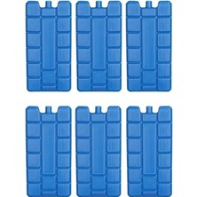 Buz Aküsü Soğutma Özellikli Sıvılı 400 ml Kaset Termos Buz Aküsü 60 Saat Koruma 6 Adet