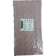 TeknoKapsül Dantel Polyester Sanal Tül Bant Y.pudra 14,70 Metre En 6 cm ON-1661-PU