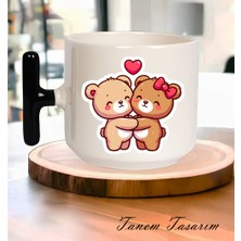 Tanem Bardak Kahve Çay Fincanı Hediye Sevgili Gün 015 - T Kulp Kupa