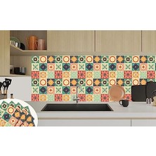 Kendinden Yapışkanlı Kaplama, Çıkartması, Duvar Zemin Kaplama Tokyo Desenli Pvc 30X30 cm (56 Adet / 5 M²)