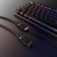 – 5m – Displayport Kablosu, Dp 1.4, Vesa Sertifikalı (60Hz'de 8k, 144hz, HDR10-OYUN Monitörleri Için Ideal, Freesync/g-Sync, Resmi Olarak Vesa Yönergelerine Göre Test Edilmiştir, Siyah)