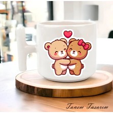 Tanem Bardak Kahve Çay Fincanı Hediye Sevgili Gün 015 - T Kulp Kupa