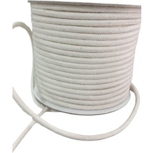 TeknoKapsül Bağcık Ipi Pamuk 0,5 cm Krem 10 Metre