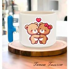 Tanem Bardak Kahve Çay Fincanı Hediye Sevgili Gün 015 - T Kulp Kupa