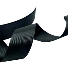 TeknoKapsül Grogren Kurdele 1 cm 10 Metre Siyah