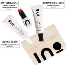 INO Beauty Pocket Lip Cheek Stick Daylily & Catch Glow Pink Quartz & Broad Spectrum Spf 50+ Sunscreen 01 Light