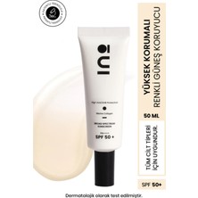 INO Beauty Cilt Tonu Eşitleyici Saf Kolajen Yüksek Korumalı 01 Light SPF50+ Yüz Güneş Kremi 50 ml