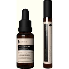 Ephesus Natural Care Coffee Break Aydınlatıcı Yüz Serumu 20ML ve Morluk Engelleyici Göz Altı Serumu 10ML