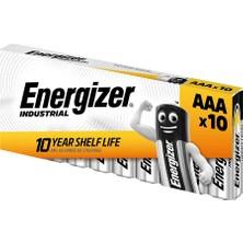 Energizer Industrial Aaa Alkalin Ince Kalem Pil (10 Adet)