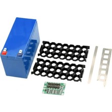 Voltaj Li-Ion 18650 3s 7p 12V 21'li Akü Kutusu Seti - Mavi