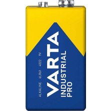 Varta 4022 Industrial 9V Pro Alkalin Pil