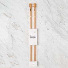 TeknoKapsül La Mia Whitewood 9 mm 36 cm Ahşap Örgü Şişi