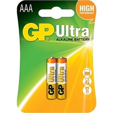 Gp LR03 1.5V Ultra Alkalin Aaa Ince Kalem Pil 2’li