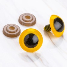 TeknoKapsül Loren 20 mm Sarı 5 Çift Amigurumi Göz
