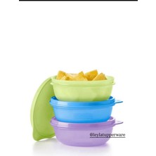 Tupperware Şeker Kaplar 300 ml 3 Lü