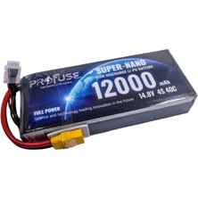 Voltaj 14.8V 4s 12000MAH 40C Lipo Batarya