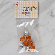 TeknoKapsül Loren Crafts Turuncu 8 Li Düğme - 241