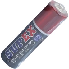 Supex R6/aa Alkalin Çinko Karbon Kalem Pil