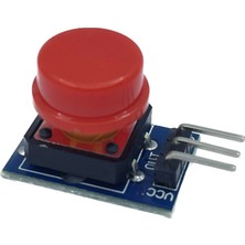 China 12X12MM Push Buton Switch Modül Kırmızı Kapak 1 Adet