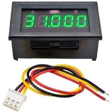 Voltaj Dc 0-33.000V Yüksek Hassasiyetli Dijital Voltmetre - Yeşil