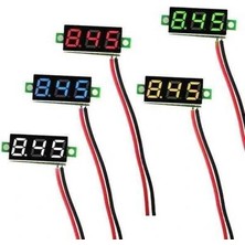 Mini Voltaj Göstergesi Sarı 3V - 30V Voltmetre