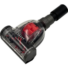 Süppürge Arzum Ile Uyumlu Ar 4054 Cleanart Silence Pro Süpürge Mini Turbo Süpürücü Başlığı (Kırmızı)