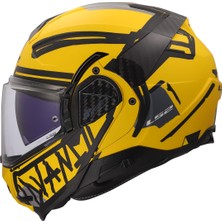 Ls2 Advant 2 Tape Mat Sarı Çene Açılır Motosiklet Kaskı
