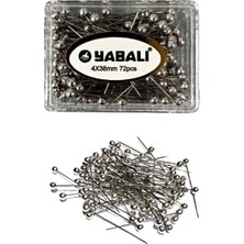 TeknoKapsül Toplu Iğne Gümüş 72'li 4X38 mm