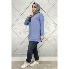 Pys Giyim Kadın Baskı Detaylı Tesettür Tunik