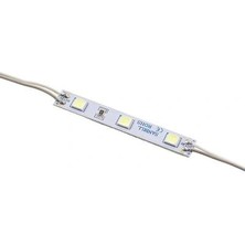 Voltaj 3'lü Merceksiz Modül LED - Beyaz 12V 0.50W