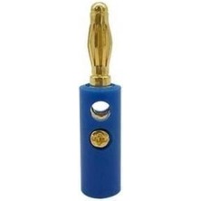 Voltaj 4mm Mavi Erkek Banana Konnektör