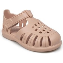 Igor Tobby Solid Kız Çocuk Sandalet PVC Malzeme ile Cırtlı Tasarım Düz Topuk