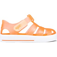 Igor Star  Çocuk Turuncu Sandalet Kayışlı Tasarım ile Kolay Giyim ve Konfor Sağlar