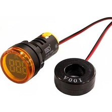 Voltaj AD136-22DSA-S 100A Ampermetre - Sarı