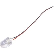 Voltaj 8mm Beyaz LED - Kablolu