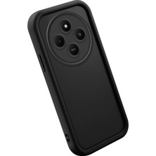 Ucuc Xiaomi Redmi 14C/A4 Uyumlu Siyah Silikon Kılıf Anti-Çarpma Tam Kamerası Koruma Dayanıklı Tasarım